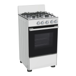 Cocina A Gas 4Q 20" PL