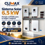 Sistema de Energia Solar 6.5KW CLIMAX