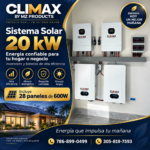 Sistema de Energia Solar 20KW CLIMAX